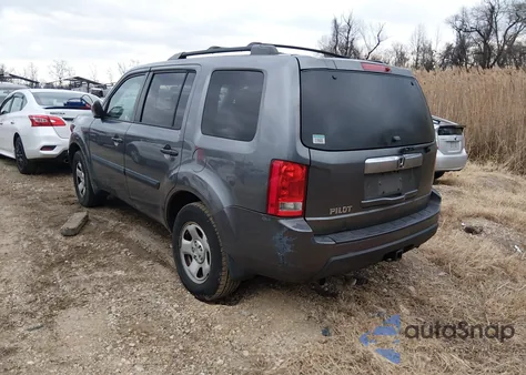 2011 Honda Pilot Lx from USA, damaged, VIN 5FNYF3H25BB005014